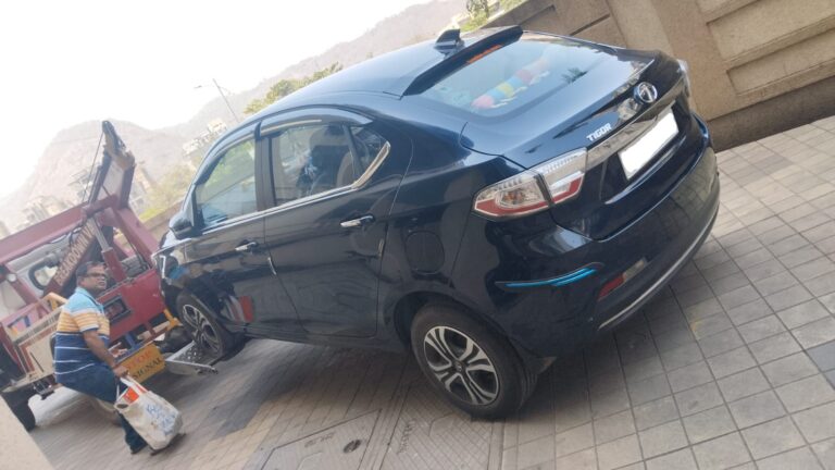 Underlift towing tata tigor